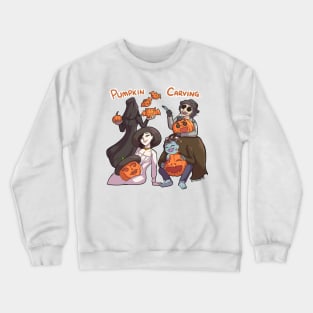 Pumpkin Carving Crewneck Sweatshirt